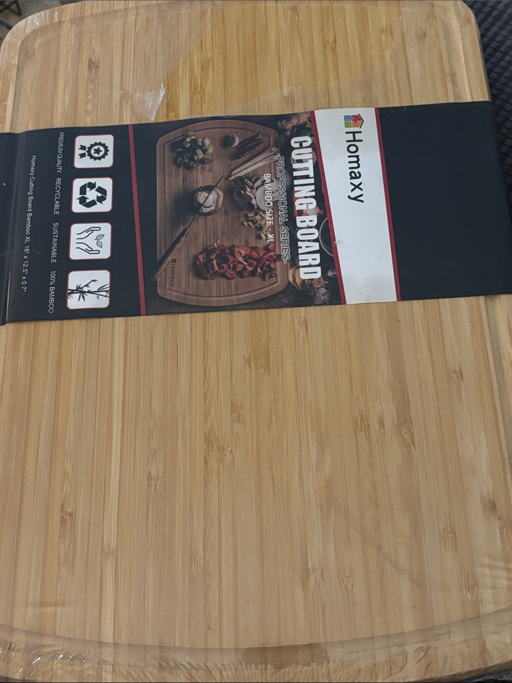 Bamboo Cutting Board – Natural Wood